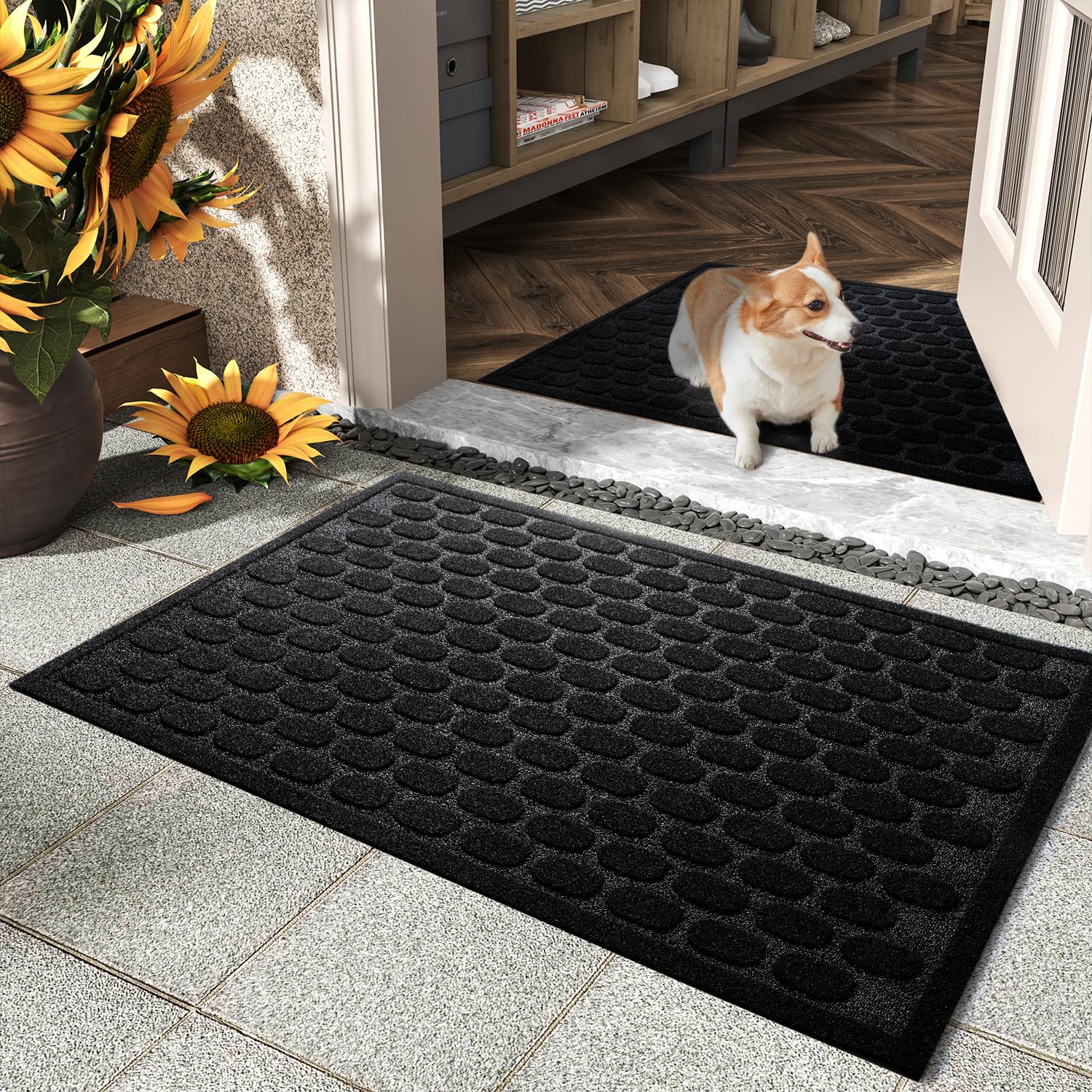 Amazon.com: AMOAMI-Door Mat Outdoor Indoor Entrance-Front Door Mat